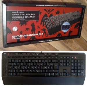 Die hochwertige Verpackung und ein ebenso hochwertiges Keyboard.